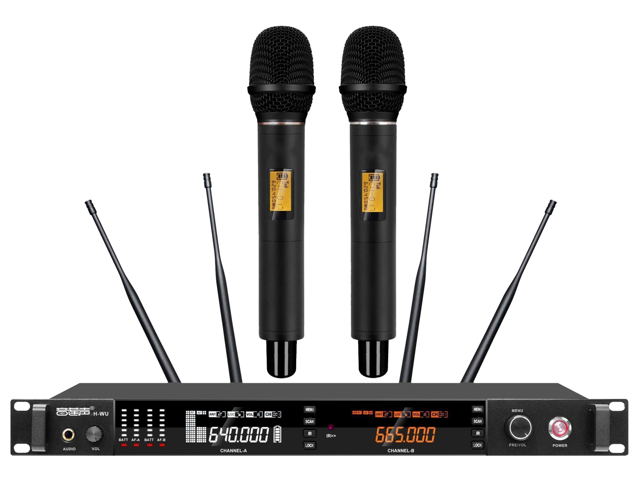 真分集无线手持话筒